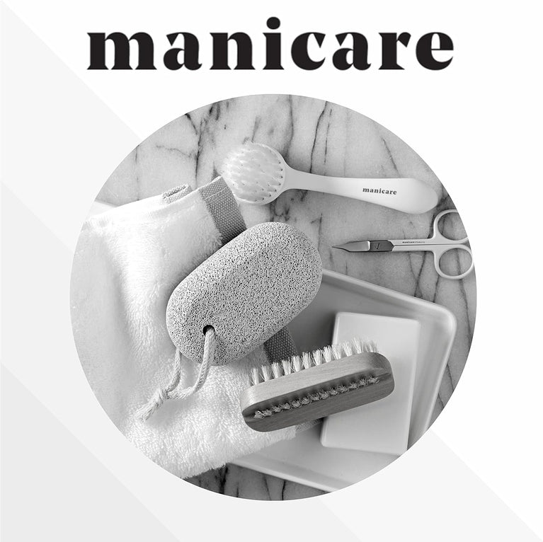 Manicare Natural Pumice Stone Mouse, Dry Skin Eliminator and Callus Remover, Cracked Heel Treatment, Pedicure Block for Knees and Elbows Exfoliation, Skin Smoothing Tool
