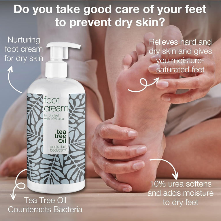 Revitalizing Foot Cream by Australian Bodycare - 100ml | Callus Softening Treatment for Dry & Cracked Feet with 10% Urea