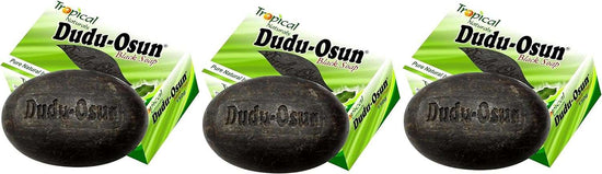 Dudu Osun 150g Tropical Natural African Black Soap - Pack of 3