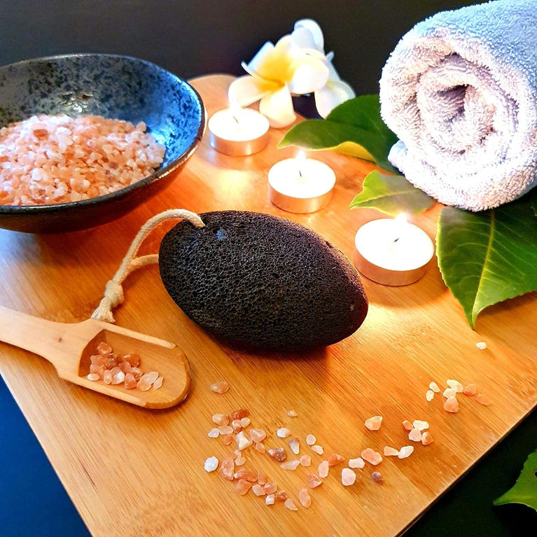 Volcanic Lava Foot Pumice Stone - Natural Callus Remover and Exfoliator with Ergonomic Design - Perfect for Removing Hard, Dead Skin - 1 Piece