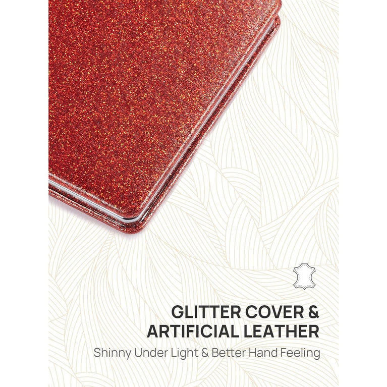 Square Compact Makeup Mirror with Magnetic Closure
