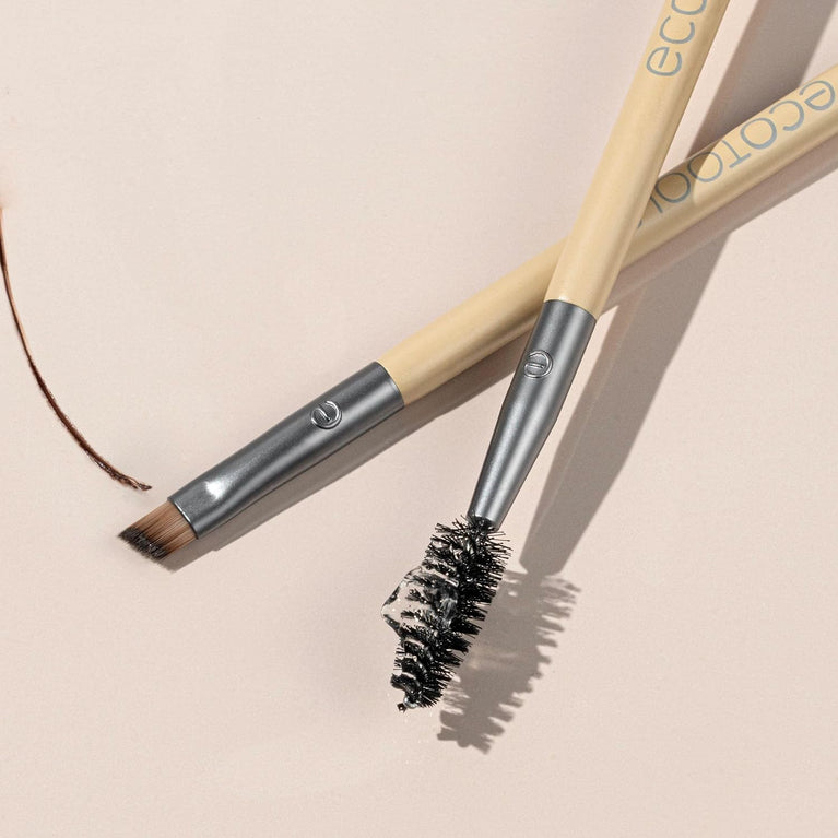 Enhance Your Eyes: Dual-Sided Brush Set for Eco-Friendly Makeup Application
