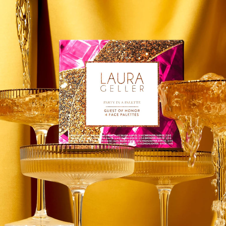 2023 Laura Geller New York Special Edition- Four-in-One Portable Face Palettes with Eye Shadows