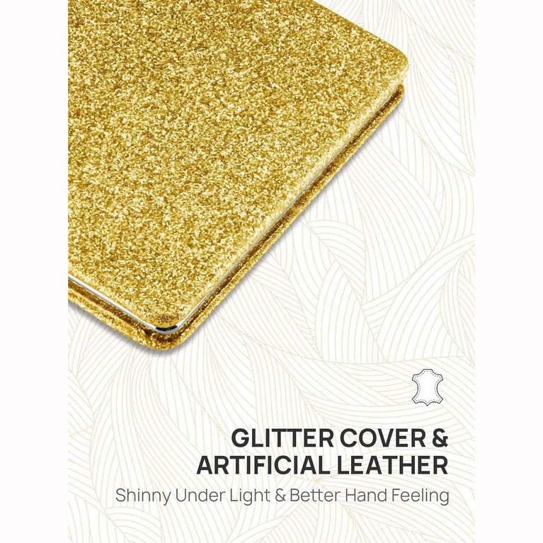 Square Compact Makeup Mirror with Magnetic Closure