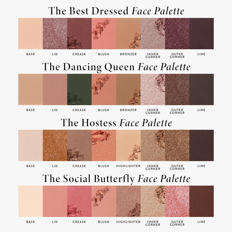 2023 Laura Geller New York Special Edition- Four-in-One Portable Face Palettes with Eye Shadows