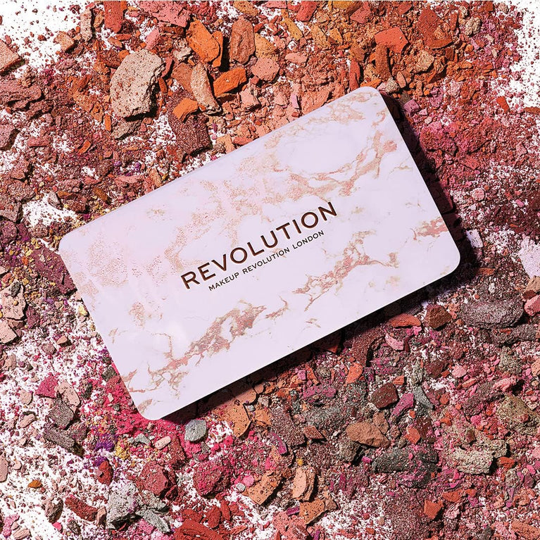 Makeup Revolution Forever Flawless Decadent Eyeshadow Palette - 18 High-Pigmented Matte and Shimmer Shades, 19.8g