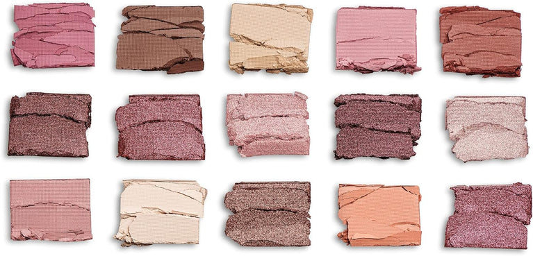 Revolution Beauty London Iconic 3.0, 15 Highly Pigmented Eyeshadow Shades, Matte and Shimmer Finishes, Reloaded Palette, 15 x 0.03 oz/1.10g