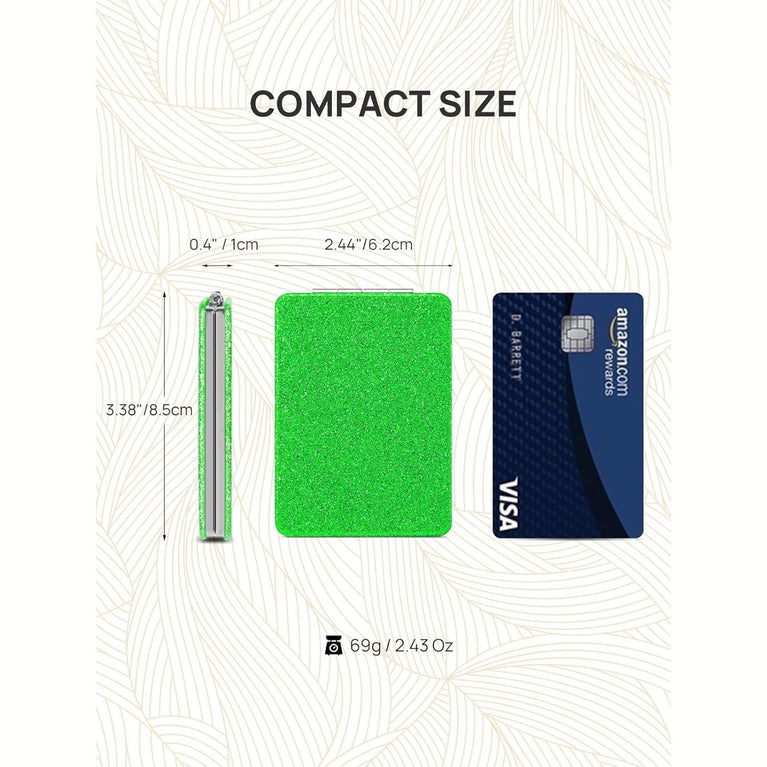 Square Compact Makeup Mirror with Magnetic Closure