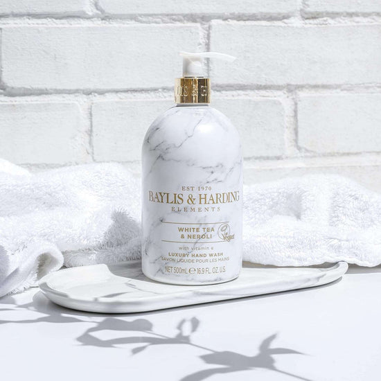 Baylis & Harding Elements White Tea & Neroli Hand Wash, 500 ml (Pack of 3) - Vegan Friendly