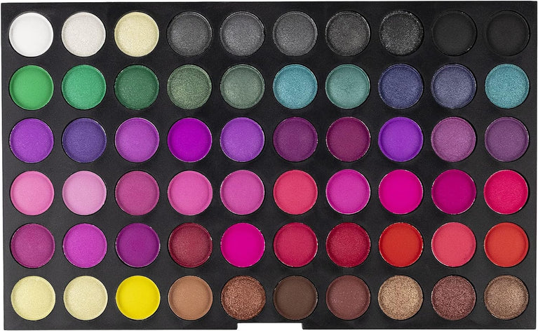 120-Colour Spectacular Summer Eyeshadow Palette - Pigmented Makeup Set in Neutral, Bold and Bright Tones, Suitable for All Skin Types