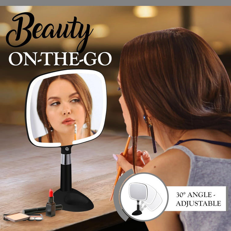 Professional-Grade Handheld Mirror with Comfortable Grip - Ideal for Hair Salons, Barber Shops, Dental Clinics