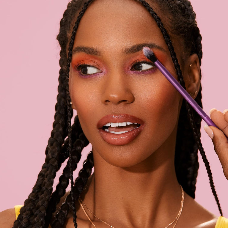 3x Eye Makeup Brush Trio for Flawless Results and Defined Look, Brow Grooming Tools, Vegan and Cruelty-Free,