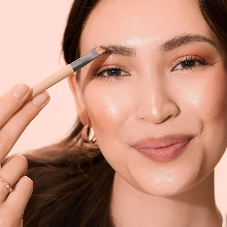 Enhance Your Eyes: Dual-Sided Brush Set for Eco-Friendly Makeup Application