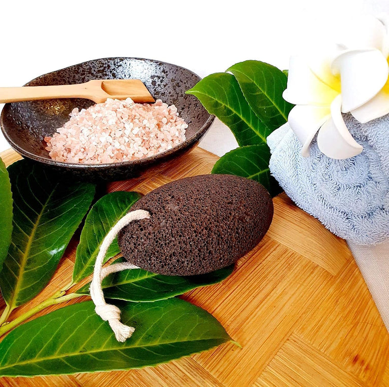 Volcanic Lava Foot Pumice Stone - Natural Callus Remover and Exfoliator with Ergonomic Design - Perfect for Removing Hard, Dead Skin - 1 Piece