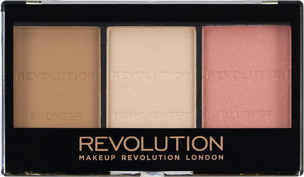 Revolution Beauty C01 Long-Lasting Sculpt & Contour Makeup Kit, 11 g - Cruelty-Free & PETA-Certified