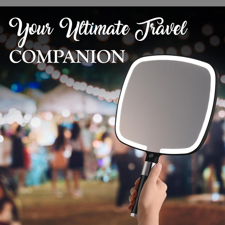 Professional-Grade Handheld Mirror with Comfortable Grip - Ideal for Hair Salons, Barber Shops, Dental Clinics