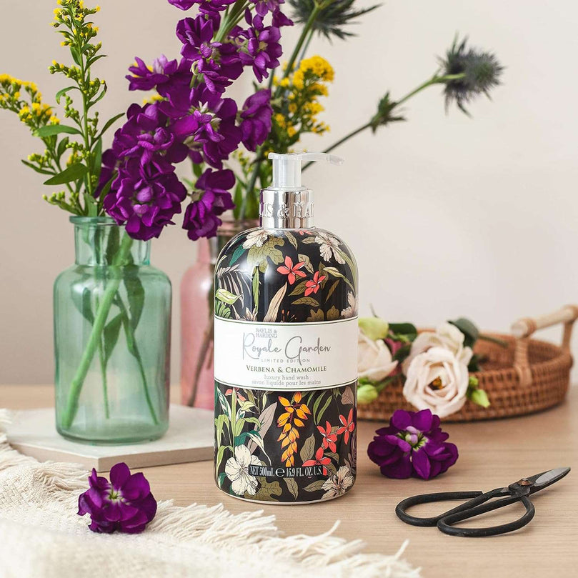 Baylis & Harding Royale Garden Verbena & Chamomile Hand Wash, 500 ml (Pack of 6) - Vegan Friendly