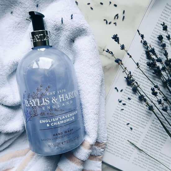 Baylis & Harding English Lavender and Chamomile Hand Wash, 500 ml (Pack of 3) - Vegan Friendly