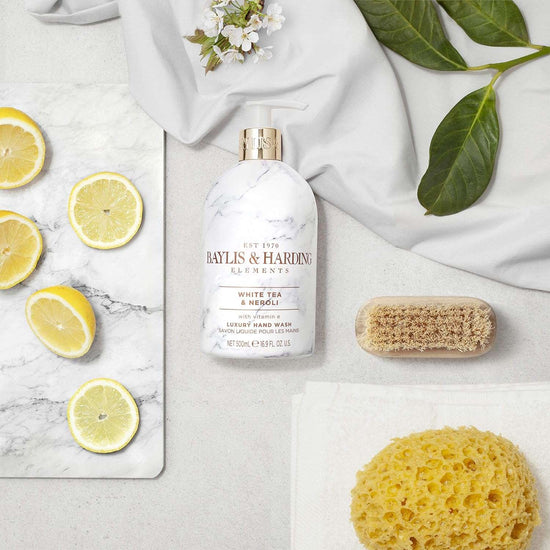 Baylis & Harding Elements White Tea & Neroli Hand Wash, 500 ml (Pack of 3) - Vegan Friendly
