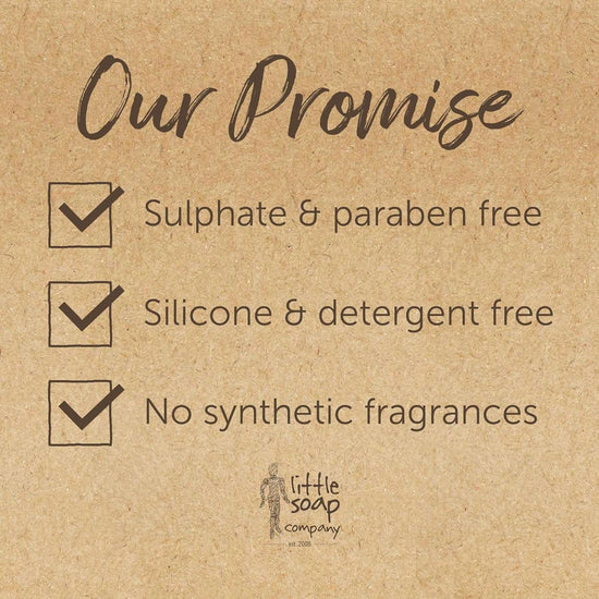 Little Soap Company Organic Soap Bar – Vegan, Cruelty Free, No SLS or Parabens, With Rose Geranium, Natural & Organic Body & Hand Soap (110g)