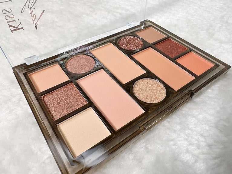 Hazelnut Latte Multi-Purpose Eyeshadow, Bronzer and Face Contour Makeup Palette by Around Brown