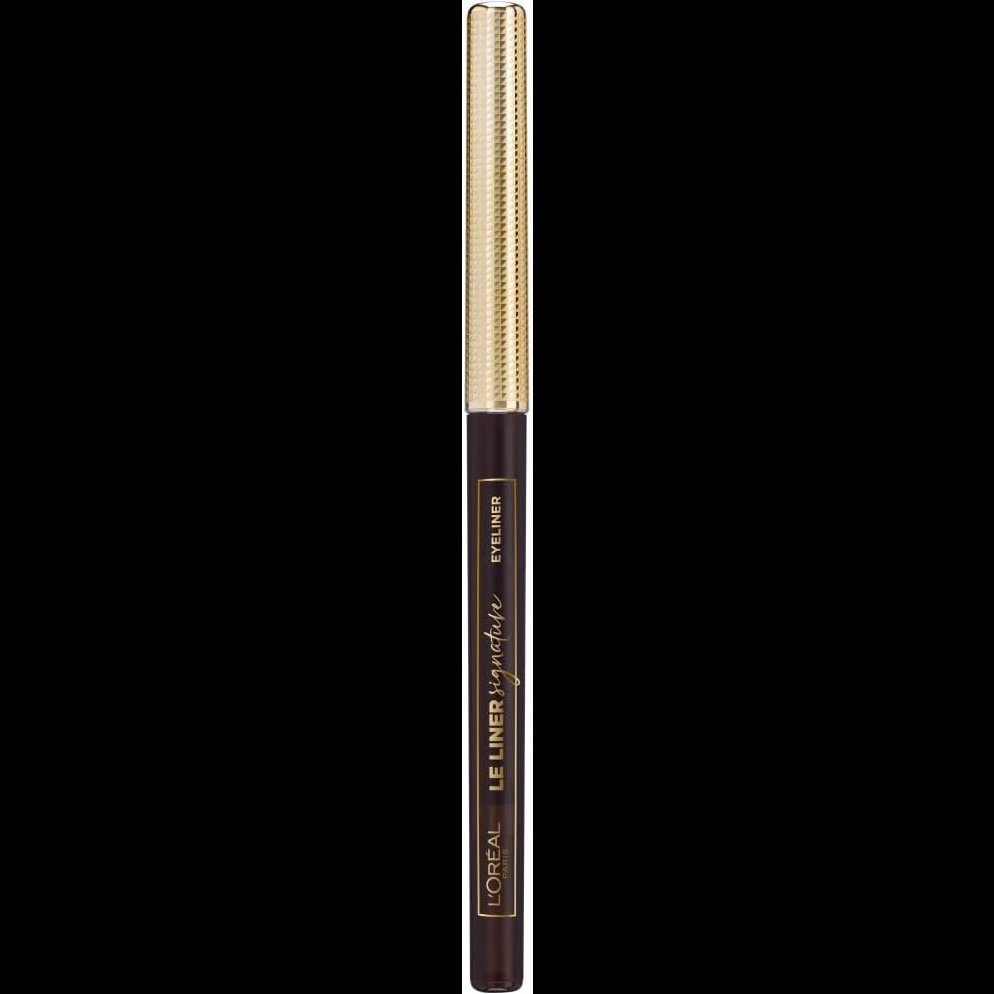 L'Oréal Paris Signature Brown Silk Le Liner 05, Waterproof and Smudge-Proof Eyeliner, Twist Out Pen with Long-Lasting Formula, Pack of 1