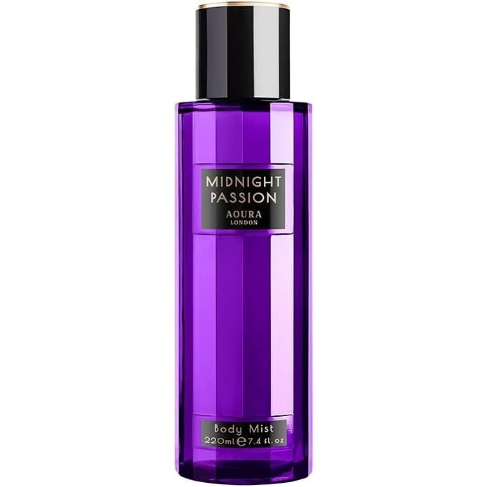 Midnight Passion Body Mist Fragrance Spray by Aoura London - 220ml