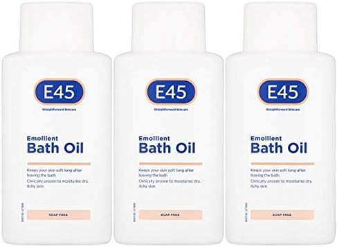 E45 Emollient Bath Oil 500 ml - Gently Cleanse & Hydrate Dry Skin