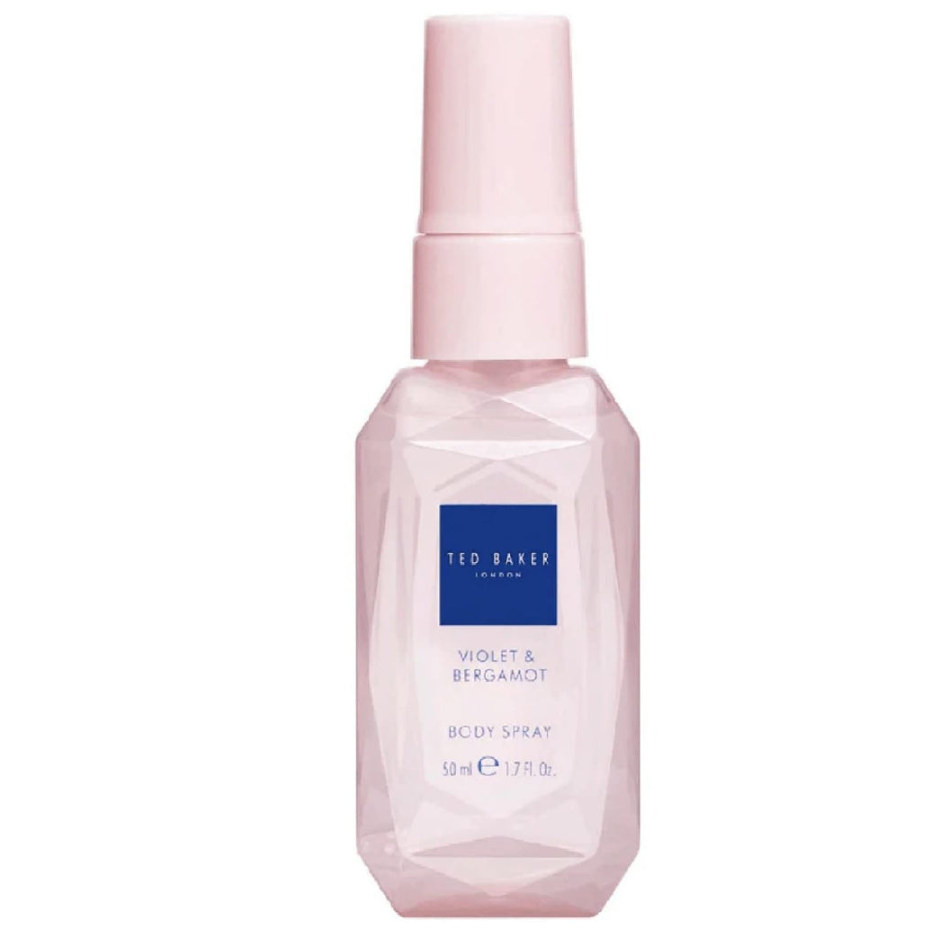 Ted Baker Violet & Bergamot Body Spray - 50ml - Travel Size