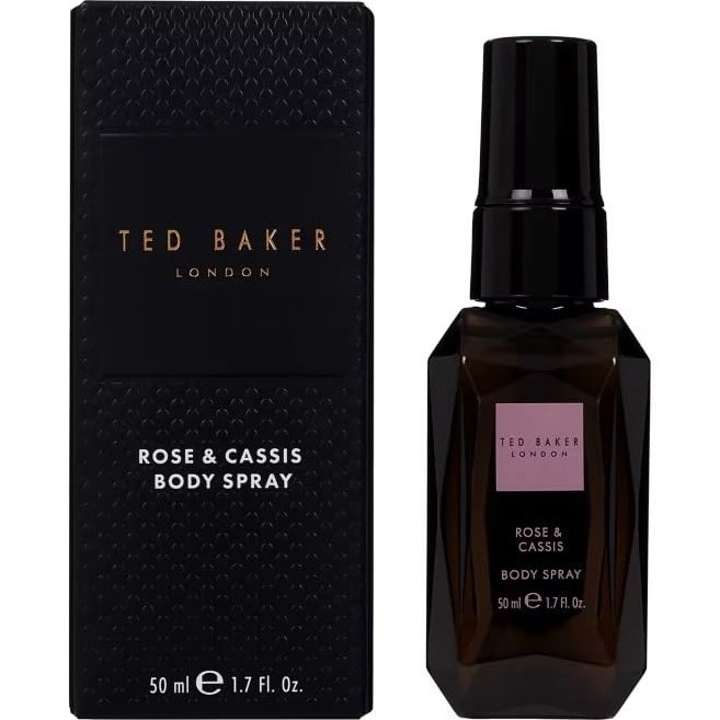Ted Baker - ROSE & CASSIS Body Spray - 50ml - Luxurious Fragrance - Ideal Gift