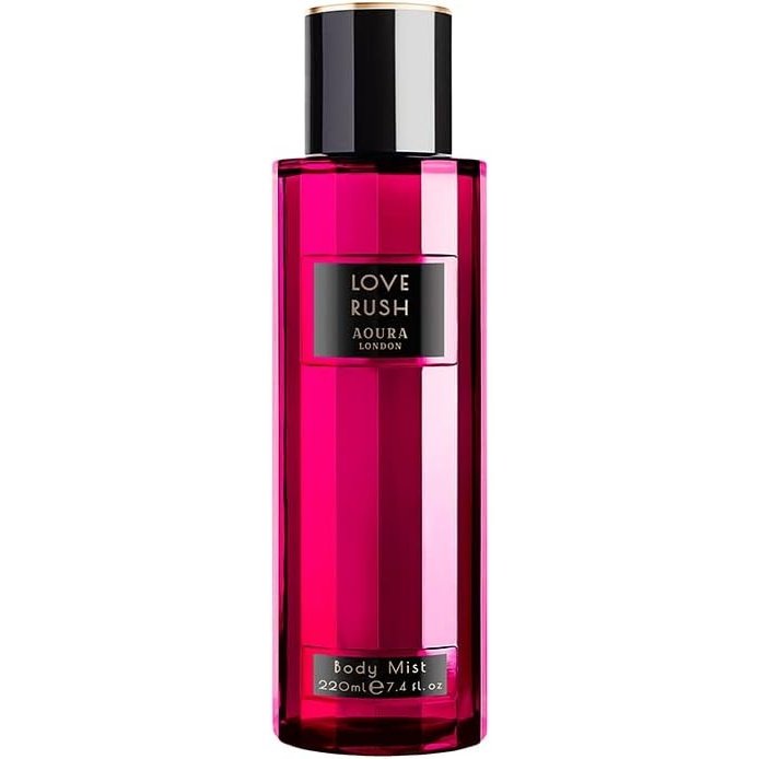 Aoura London Love Rush Body Mist Fragrance Spray 220ml for Women