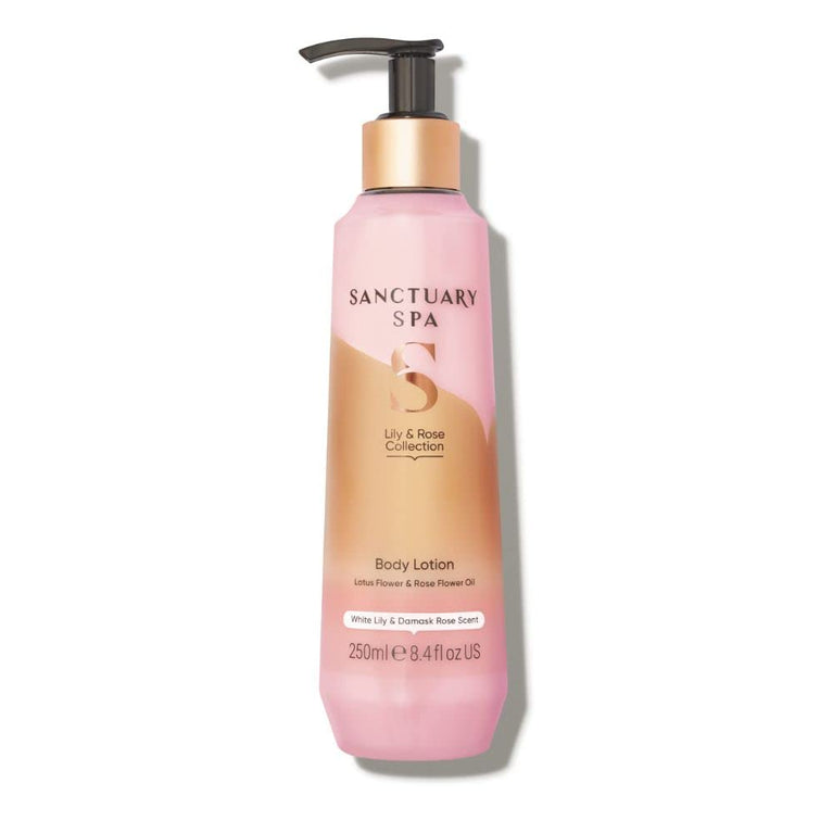 Sanctuary Spa Lily and Rose Body Lotion - Hydrating Vegan Moisturiser
