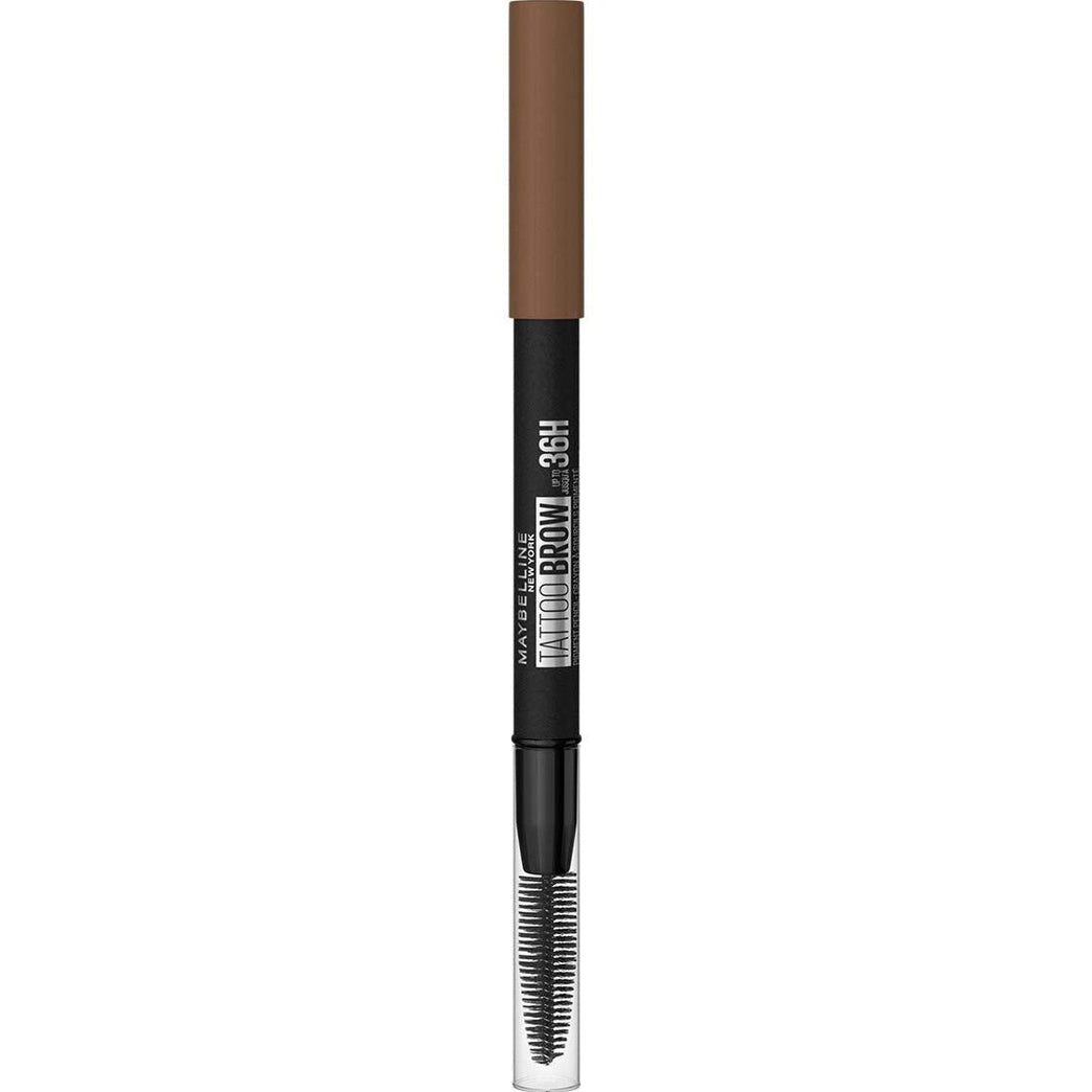 Maybelline 36HR Tattoo Brow Semi-Permanent Filler Pencil for Fuller Eyebrows, Waterproof and Long Lasting, Soft Brown 03, Pack of 1