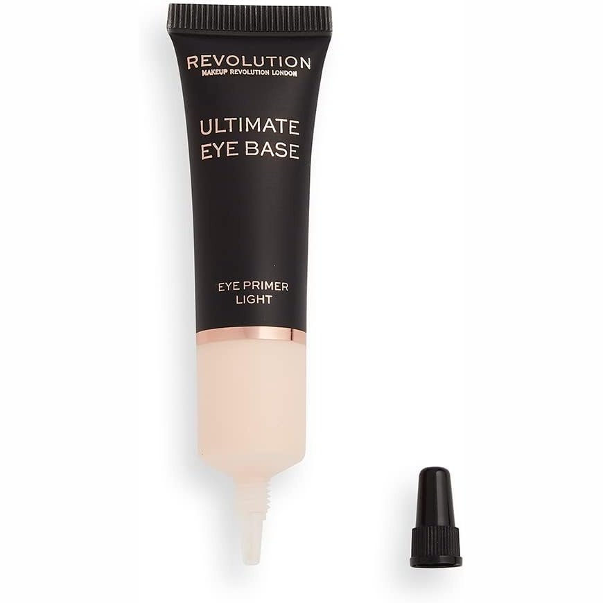 Revolution Ultimate Eye Base Makeup Primer for Long-Lasting Crease-Free Wear, Light, 15 ml - Vegan and Cruelty Free