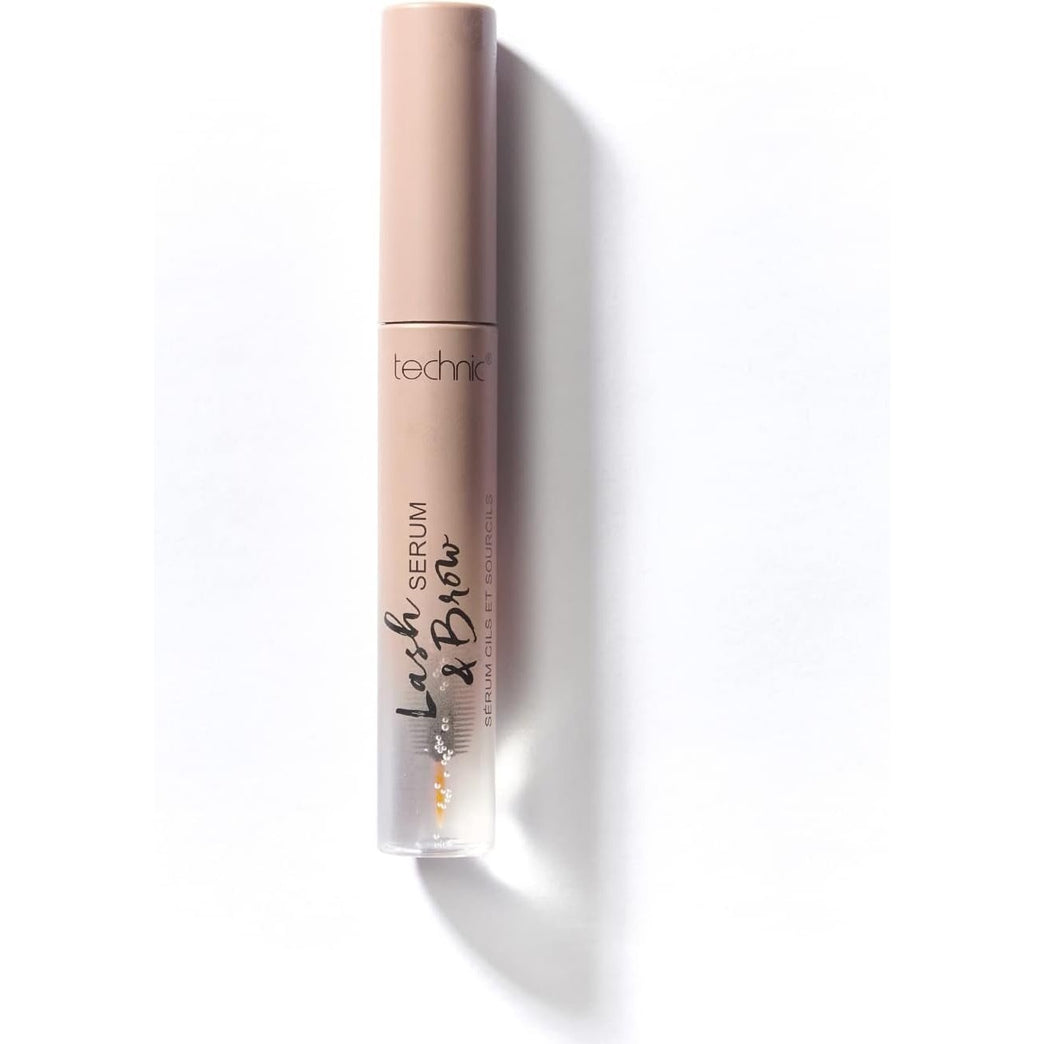 Technic Vegan Lash & Brow Boosting Serum - Cruelty-Free Nourishing Enhancer for Thicker, Fuller Lashes & Brows