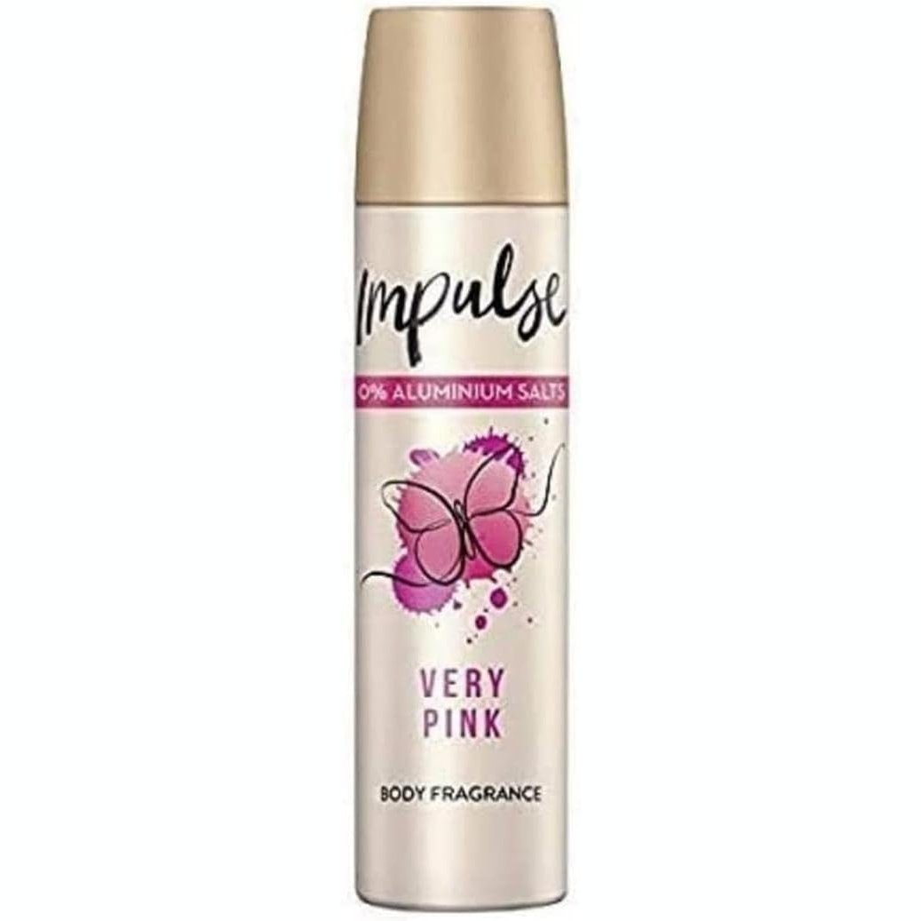 Impulse Very Pink Romantic Body Spray Deodorant, 75 ml