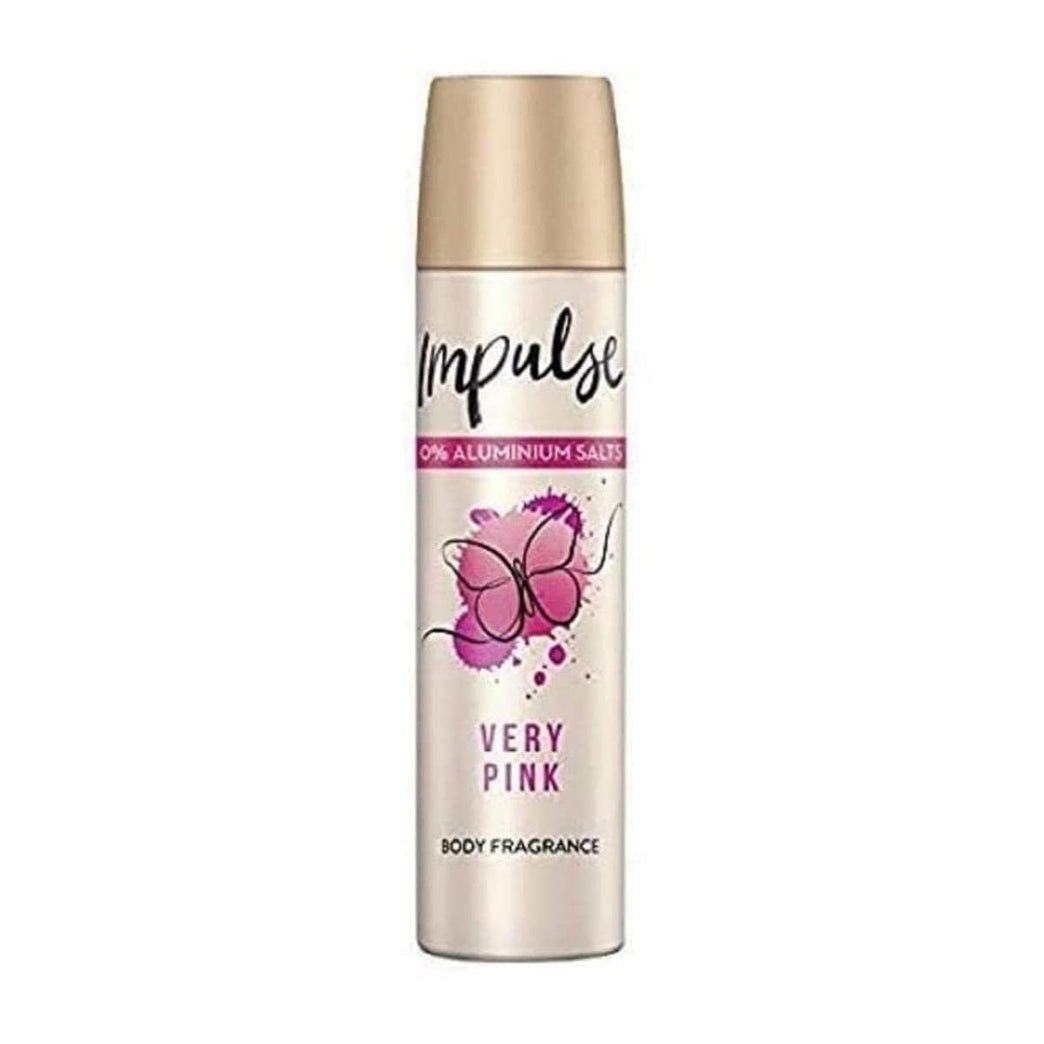 Impulse Very Pink Romantic Body Spray Deodorant, 75 ml