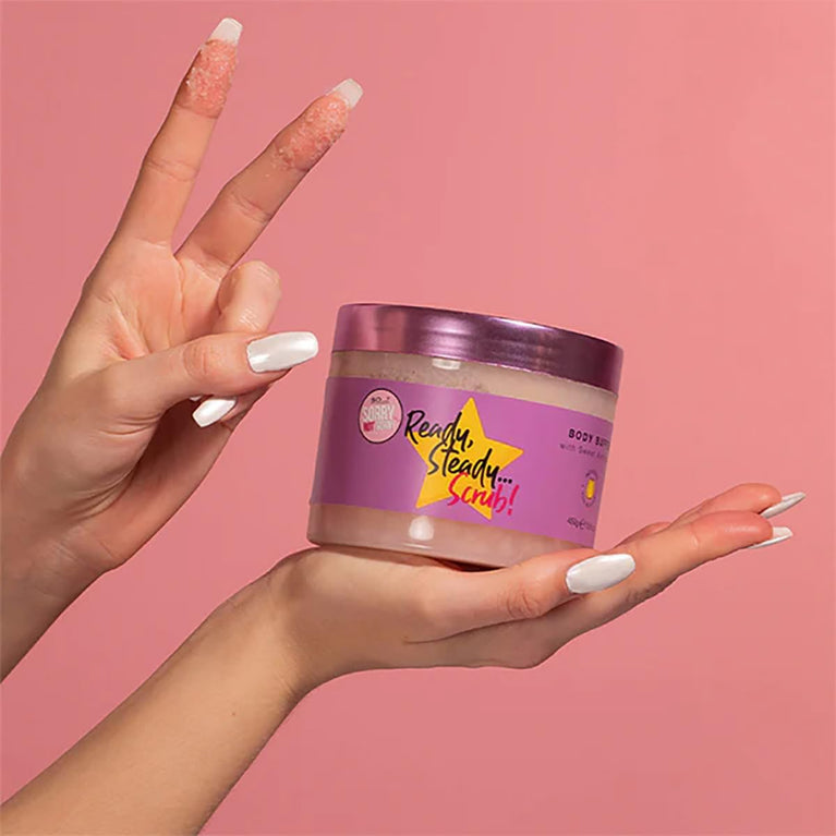 Ready, Steady, Scrub Body Buffer- Sweet Almond & Vanilla (430g)