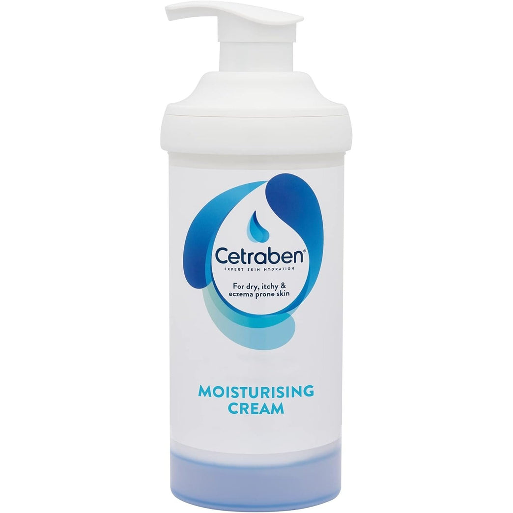 Cetraben Cream: Soothing Moisturizer for Dry, Sensitive, and Eczema-Prone Skin, 475ml