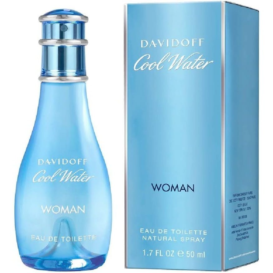 DAVIDOFF Cool Water Woman Eau de Toilette: Iconic Fruity Floral Fragrance