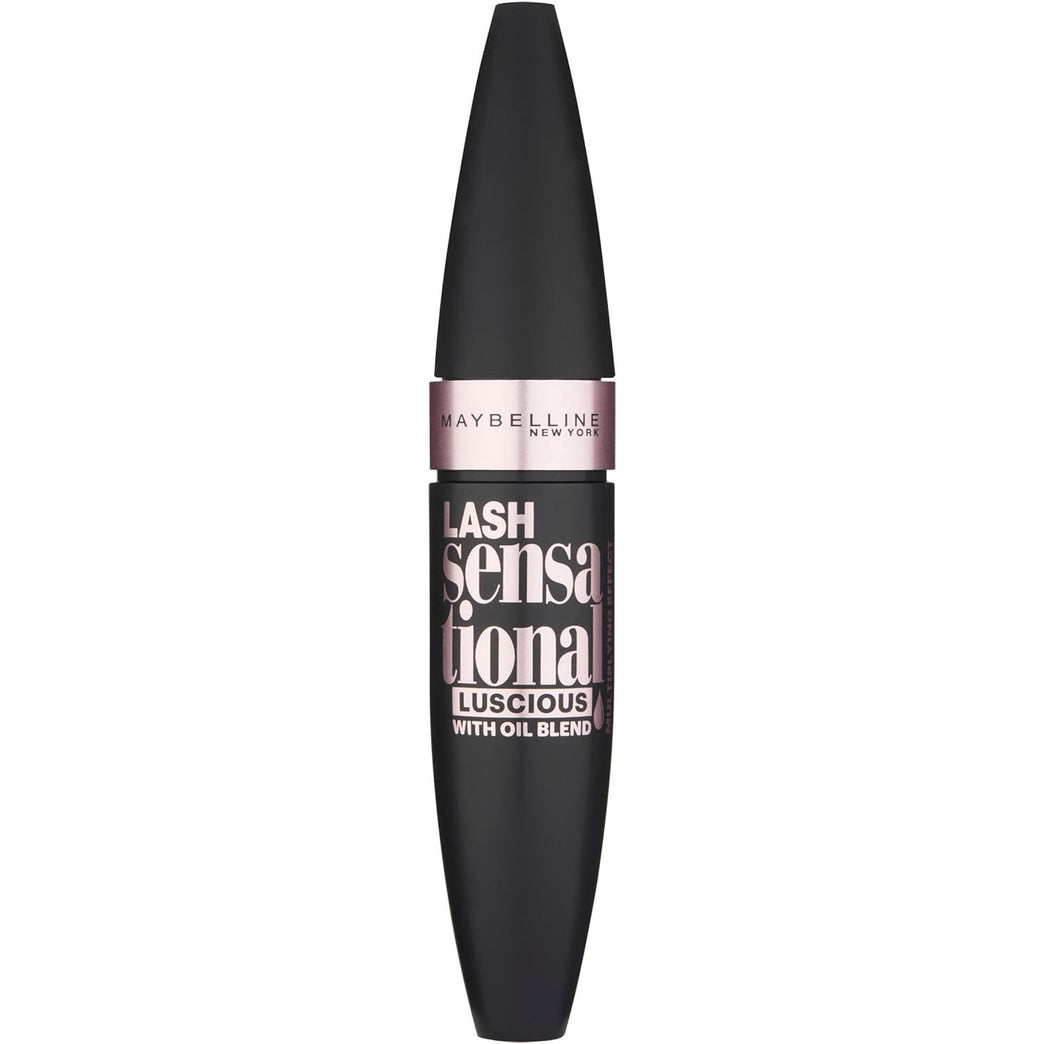 Maybelline New York Lash Sensational Extra-Black Volume Mascara with Curved Brush, Very Black