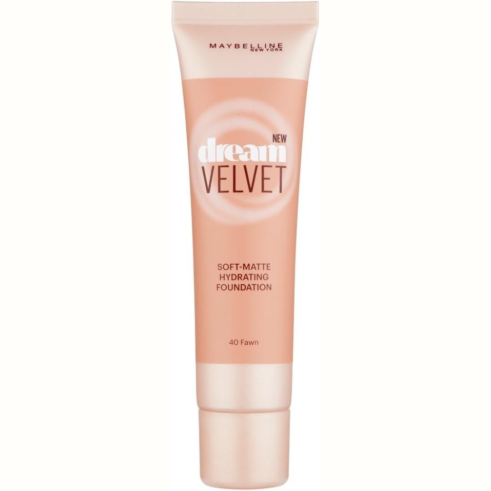 Maybelline's Ultimate Hydrating Matte Foundation - Dream Velvet 40 Fawn, for a Flawless 12-Hour Coverage