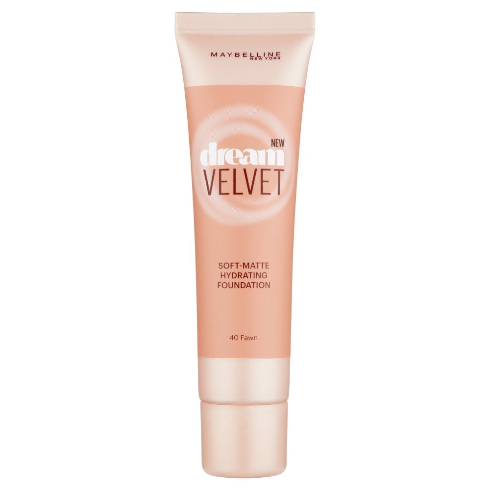Maybelline's Ultimate Hydrating Matte Foundation - Dream Velvet 40 Fawn, for a Flawless 12-Hour Coverage