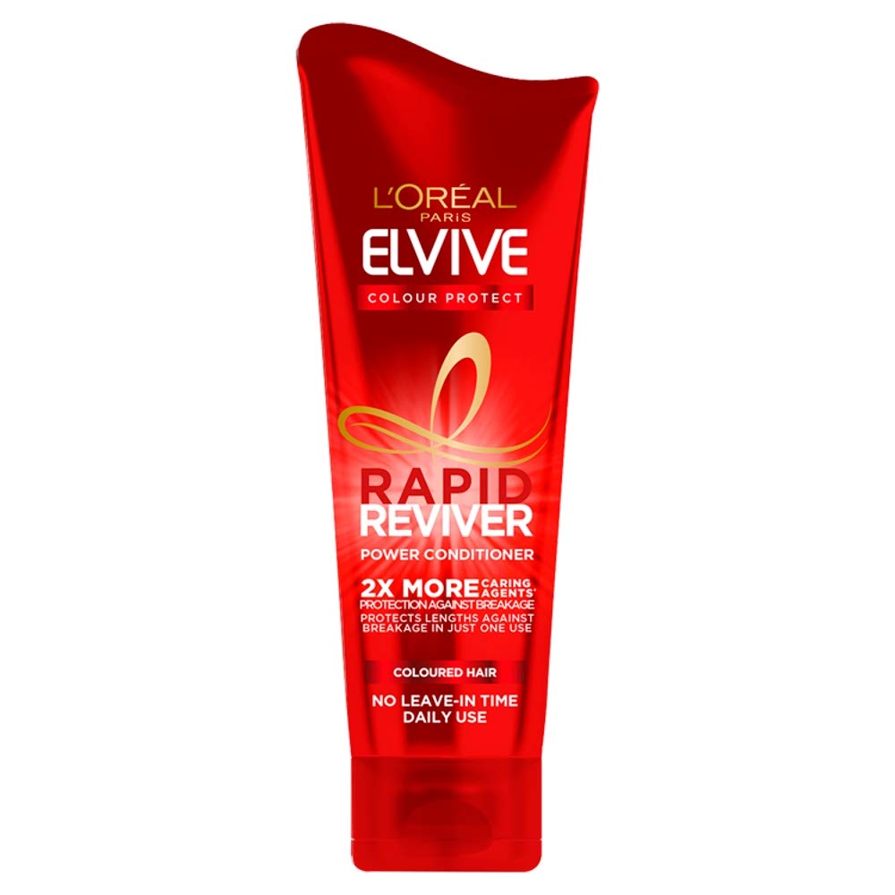 L’Oreal Elvive Colour Protect Rapid Reviver Hair Power Conditioner for Coloured Hair, 180 ml