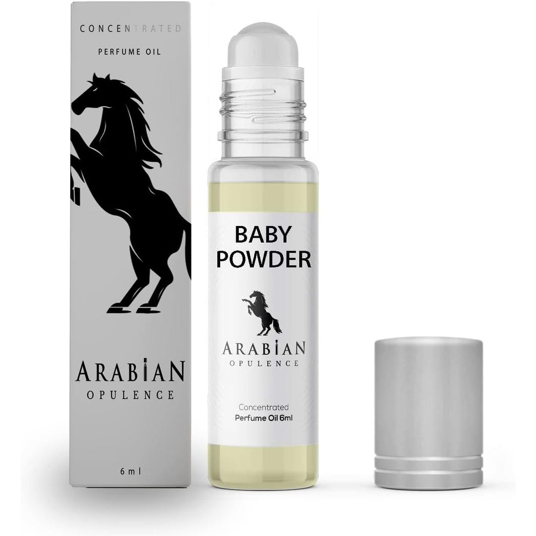 Arabian Opulence Baby Powder Perfume Body Oil - Alcohol-free - 6ml Roll-On