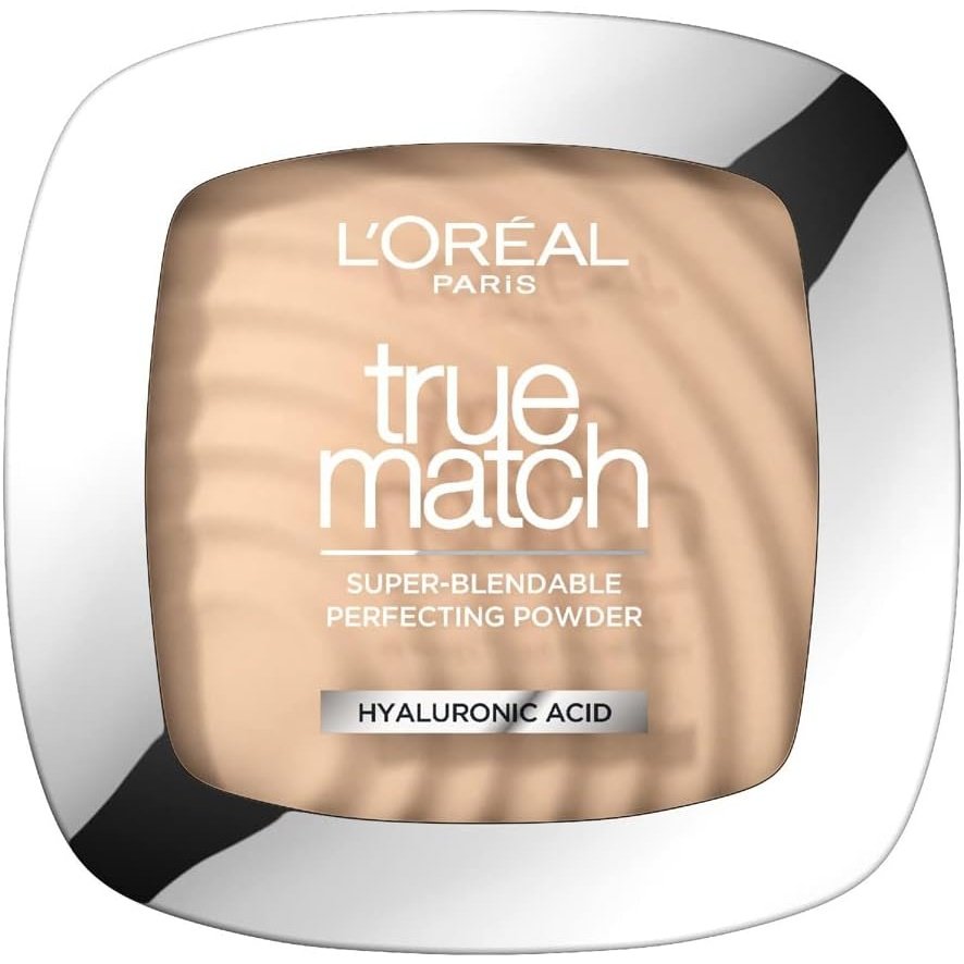 L'Oréal Paris Multi-Purpose Powder Foundation with Hyaluronic Acid for Flawless, Super-Blendable Coverage and Shine Control