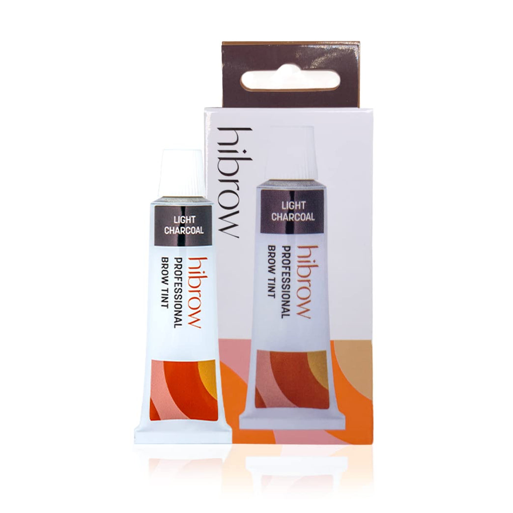 Hi Brow Salon-Grade Eyebrow Dye in Light Charcoal - 15ml Semi-Permanent Tint for Defined, Long-Lasting Brows
