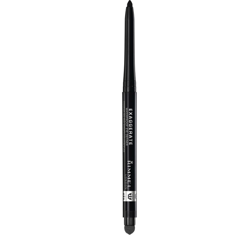 RIMMEL LONDON Exaggerate Waterproof Blackest Black Eye Definer, 0.01 Fluid Ounce