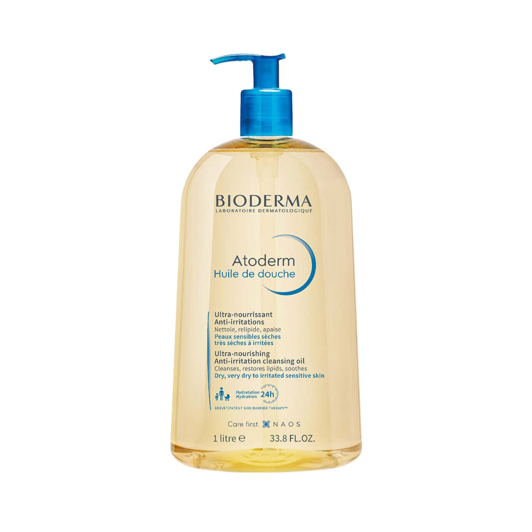 Bioderma Atoderm Shower Oil - Nourishing Body Wash for Dry and Eczema-Prone Skin