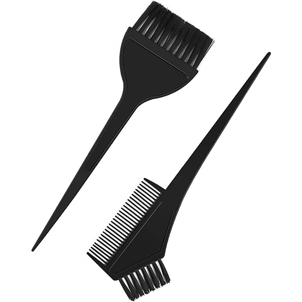 Hair Dye Brush Set with Double-sided Coloring Comb for DIY Hair Coloring (2PCS)
